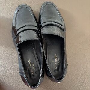 Kate Spade Black Classic Loafers